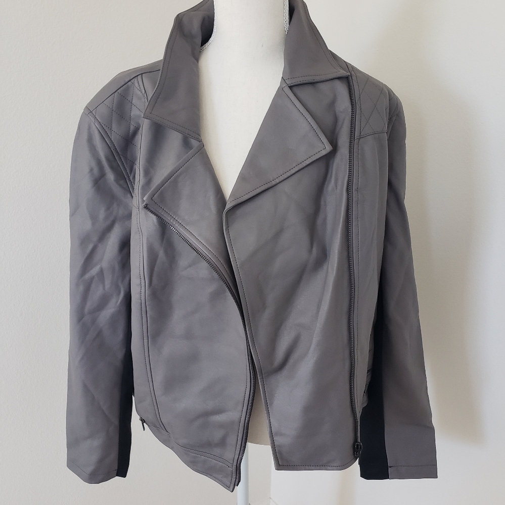 Faith Over Fear Gray Jacket